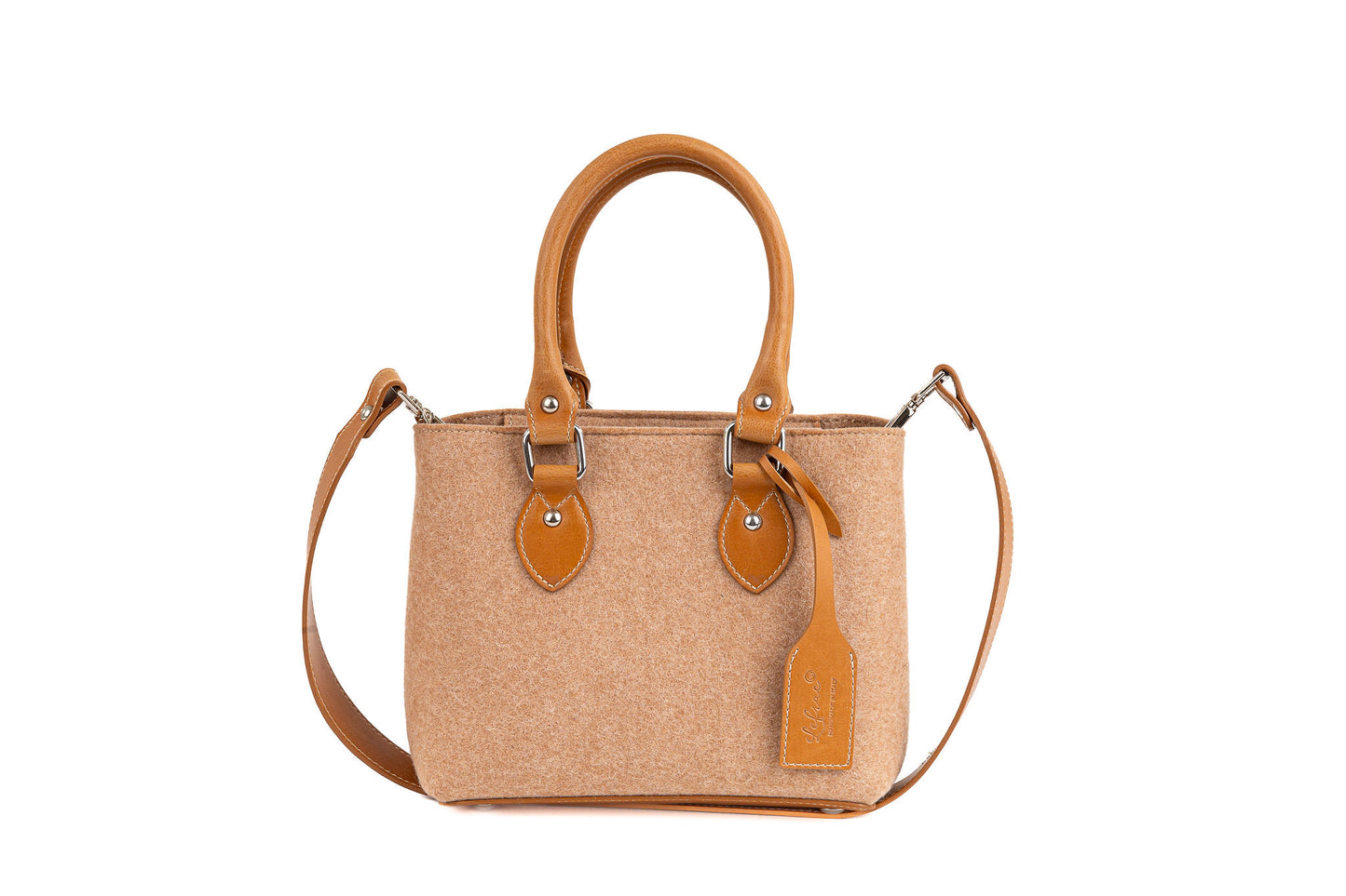 EMMA Camel Mini-Handtasche