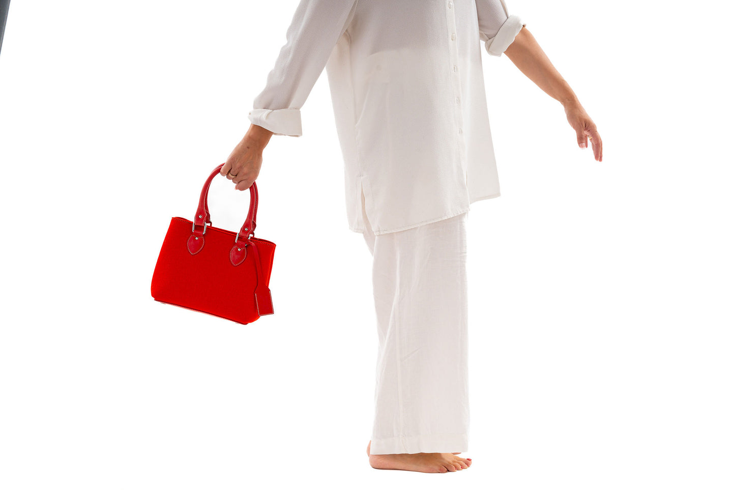 EMMA Rote Mini-Handtasche
