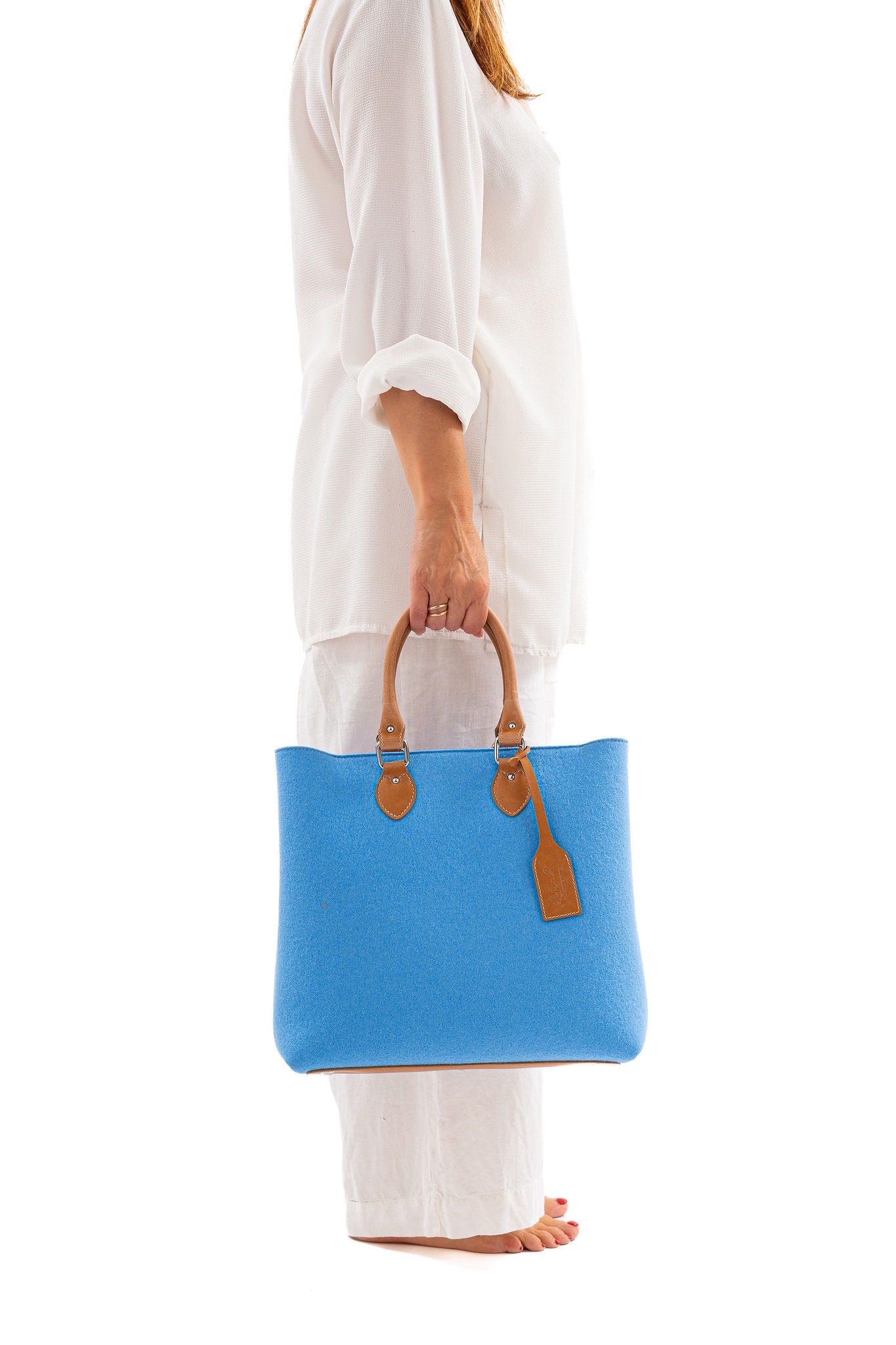 EMMA Light Blue Handbag