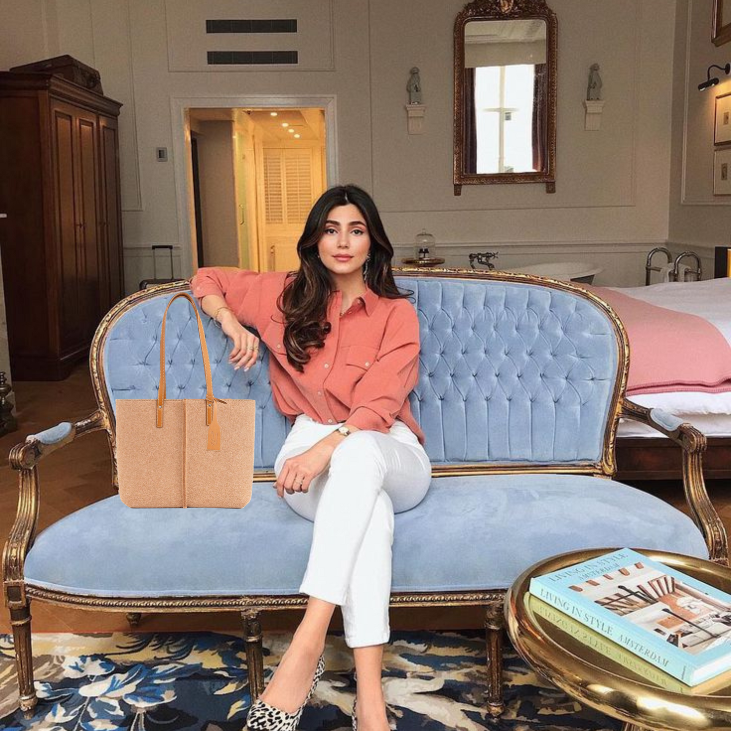 Tote Bag Large Camel