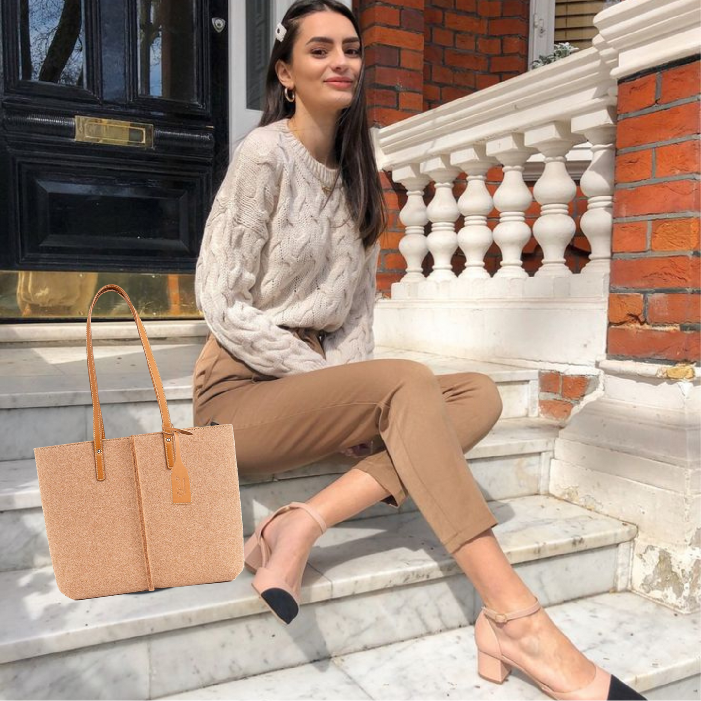 Tote Bag Large Camel