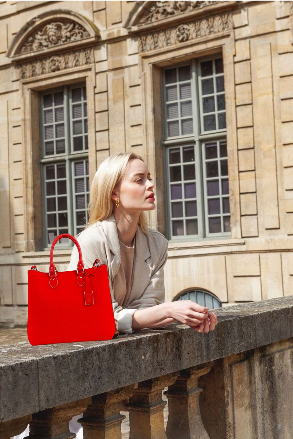 EMMA Rote Handtasche