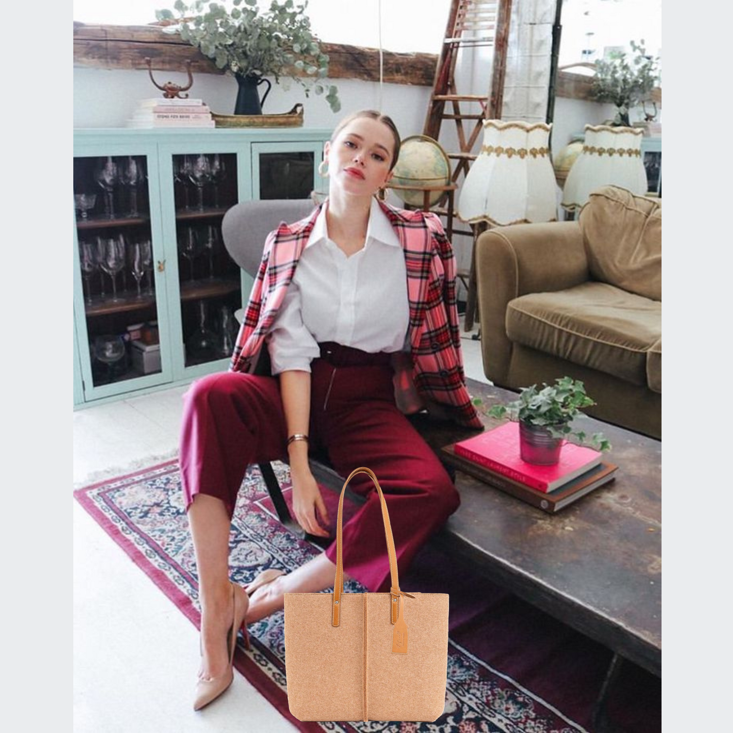 Tote Bag Large Camel