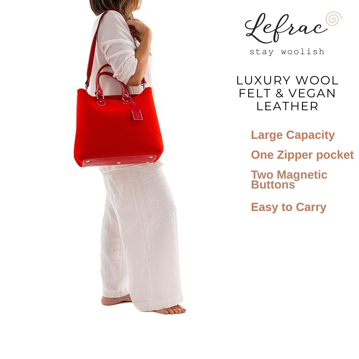EMMA Rote Handtasche