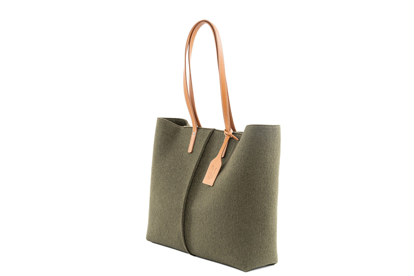 Large Moss Green Tote Bag