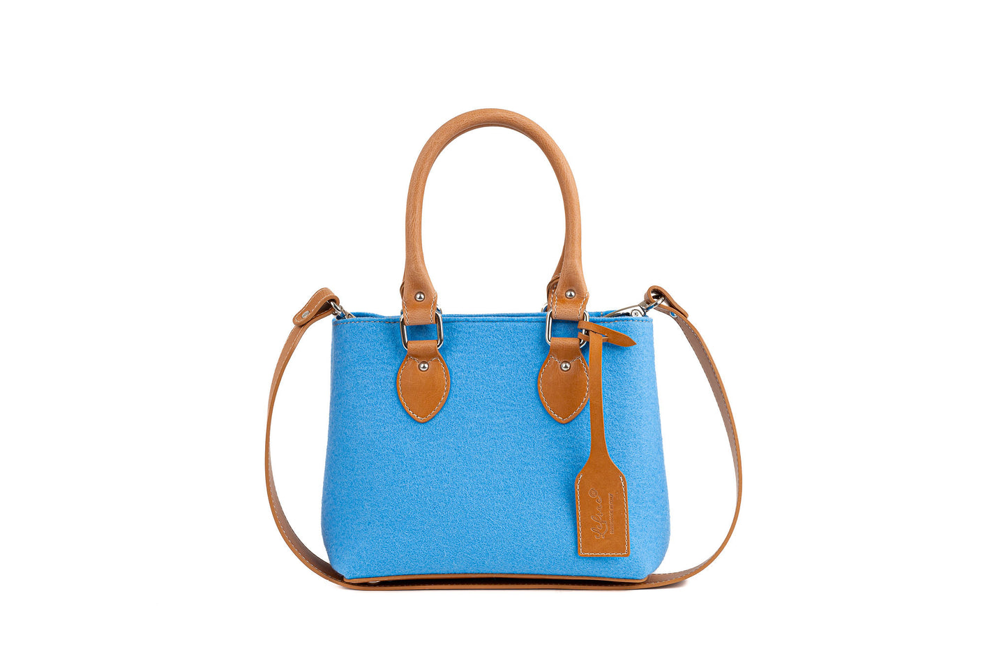 EMMA Hellblaue Mini-Handtasche 