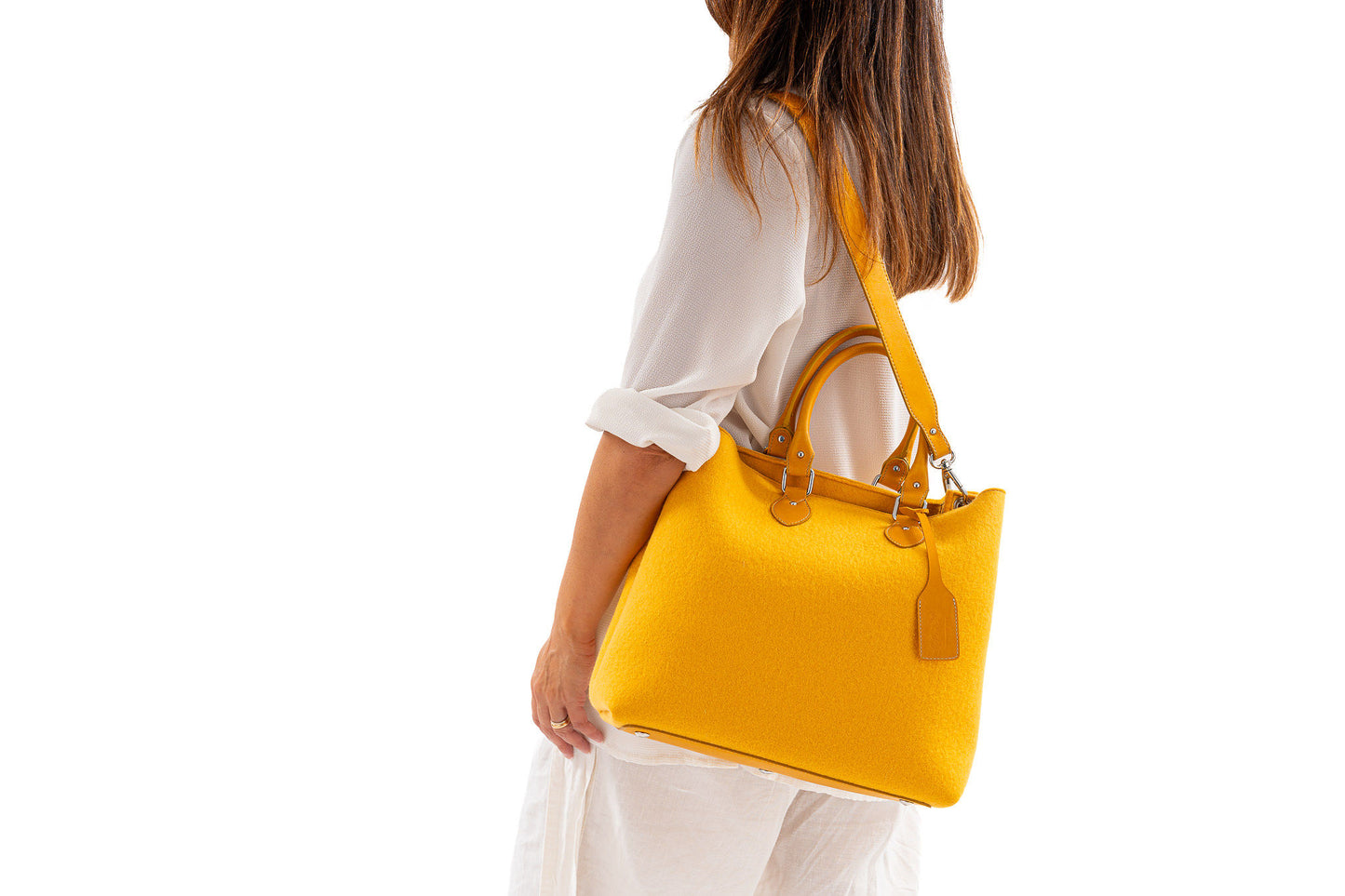 EMMA Yellow Handbag