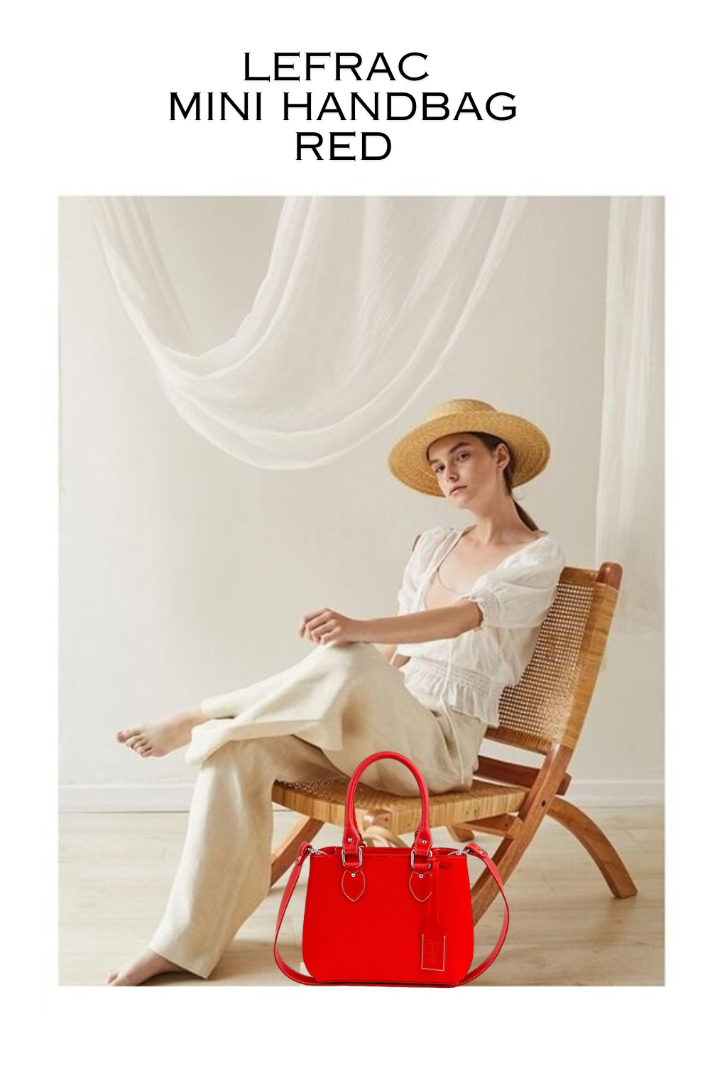 EMMA Rote Mini-Handtasche 